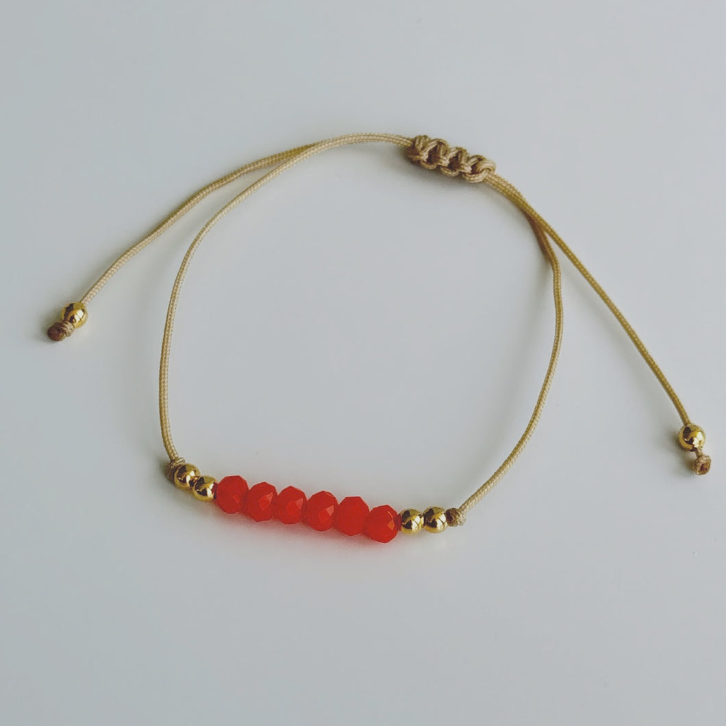 Atardecer Bracelet - Orange