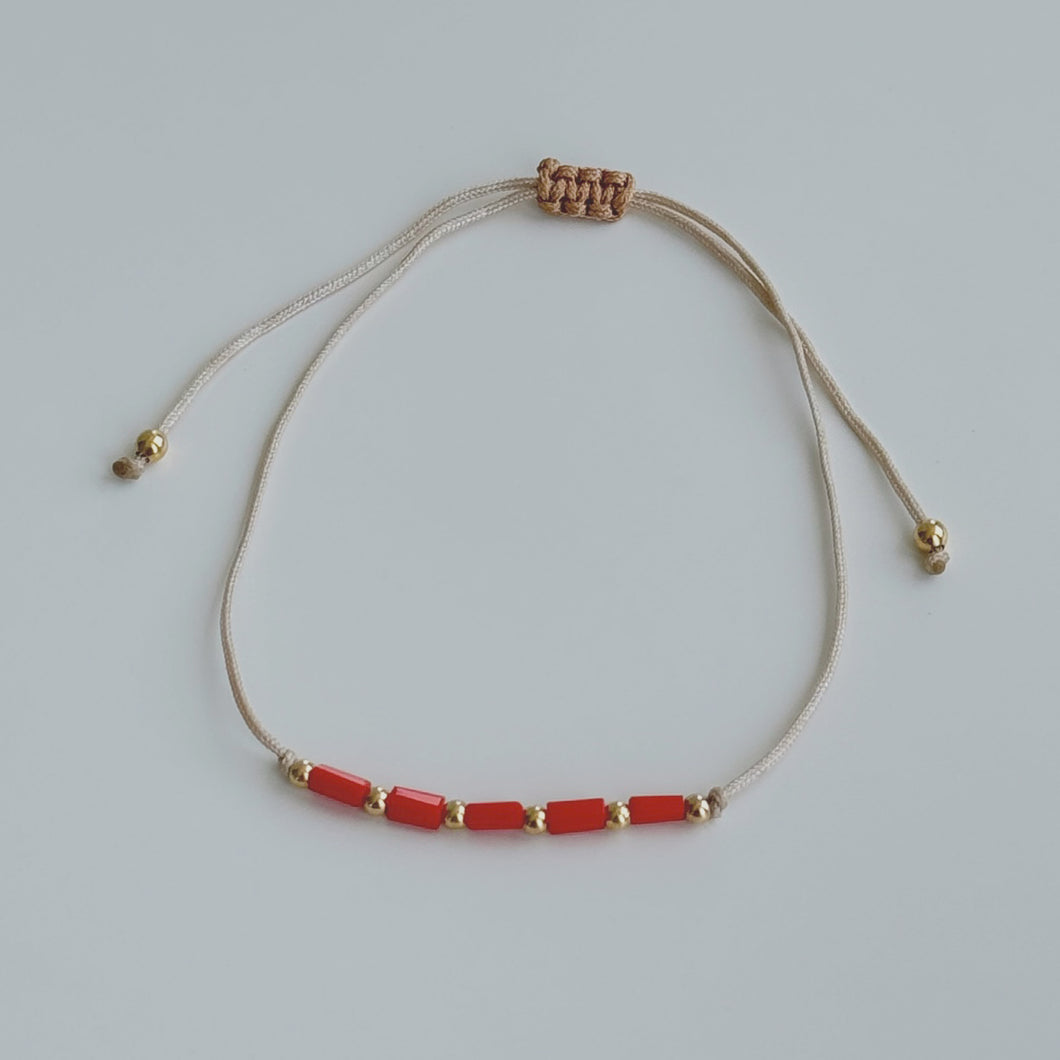 Lucia Bracelet - Red