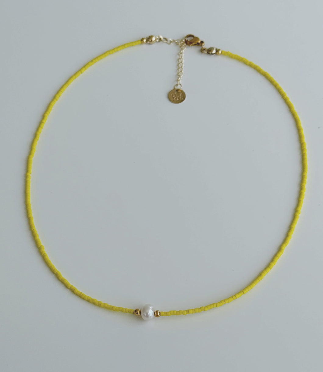 Caribeña Choker - Yellow