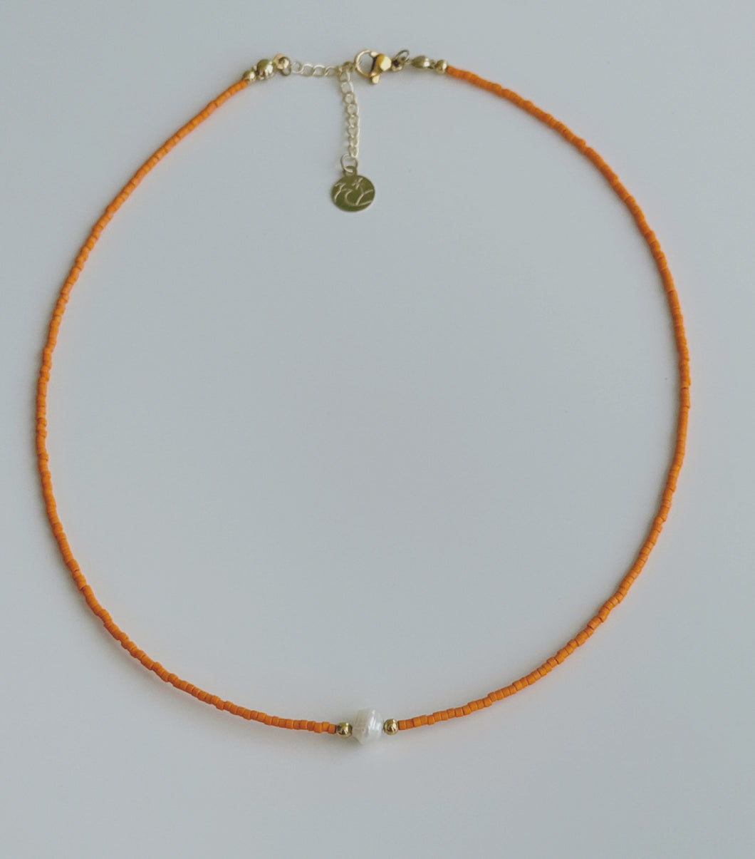 Caribeña Choker - Orange